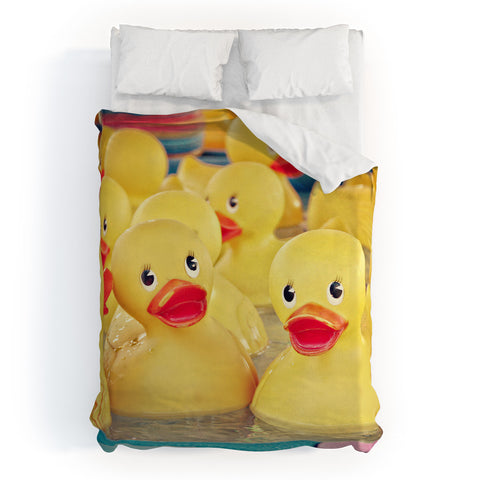 Shannon Clark Rubber Duckies Duvet Cover
