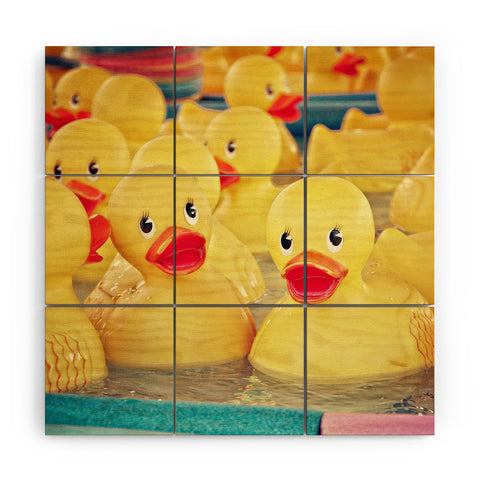Shannon Clark Rubber Duckies Wood Wall Mural