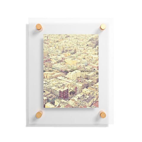 Shannon Clark San Fran Rooftops Floating Acrylic Print