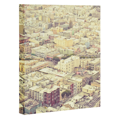 Shannon Clark San Fran Rooftops Art Canvas