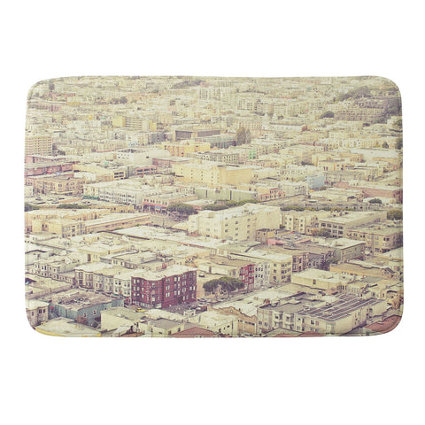 Shannon Clark San Fran Rooftops Memory Foam Bath Mat