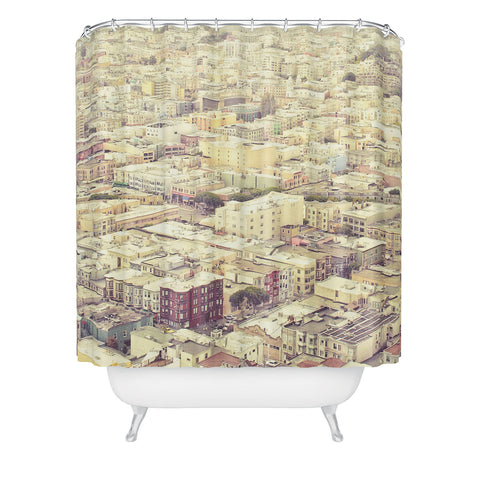 Shannon Clark San Fran Rooftops Shower Curtain