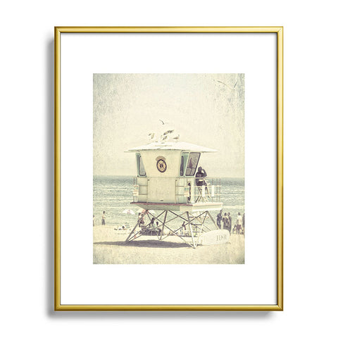 Shannon Clark Santa Cruz Mood Metal Framed Art Print