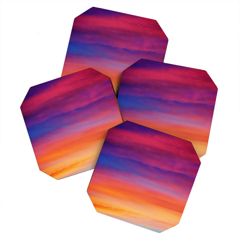 Shannon Clark Saturated Sky Coaster Set