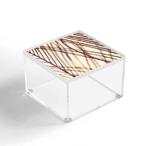 Shannon Clark Sheer Gold Acrylic Box
