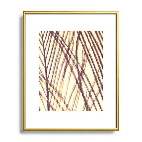 Shannon Clark Sheer Gold Metal Framed Art Print