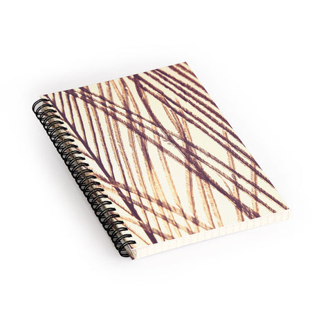 Shannon Clark Sheer Gold Spiral Notebook