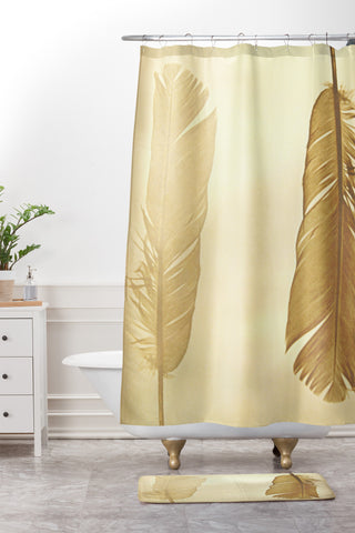 Shannon Clark Side By Side Shower Curtain And Mat
