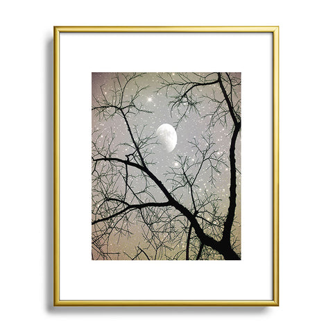 Shannon Clark Silver Sky Metal Framed Art Print