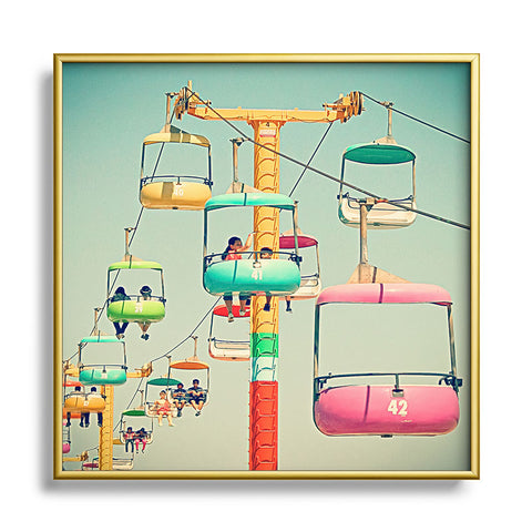 Shannon Clark Sky Gliding Metal Square Framed Art Print