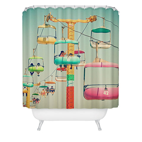 Shannon Clark Sky Gliding Shower Curtain