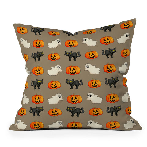 Shannon Clark Spooky Season Throw Pillow