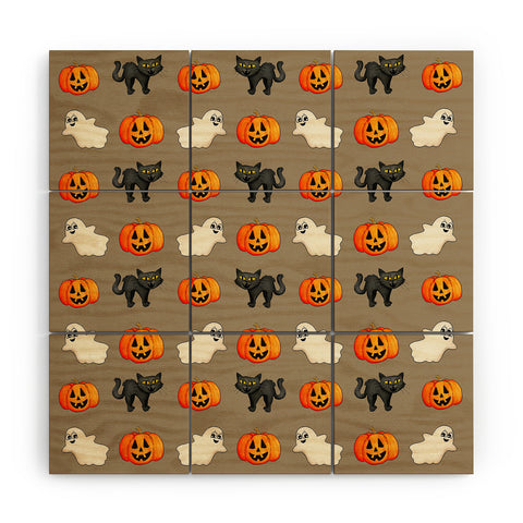 Shannon Clark Spooky Season Wood Wall Mural