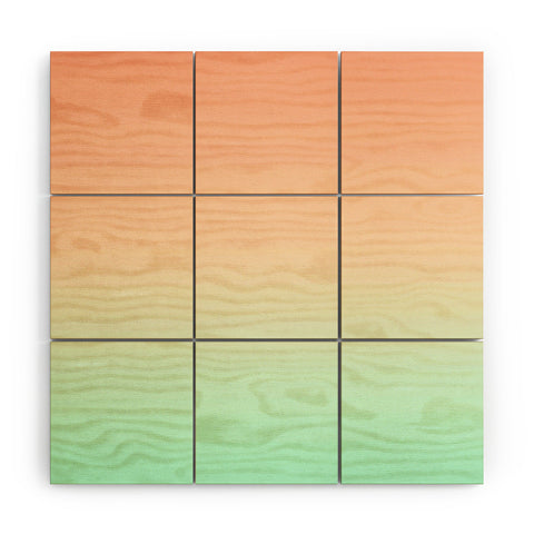 Shannon Clark Spring Ombre Wood Wall Mural