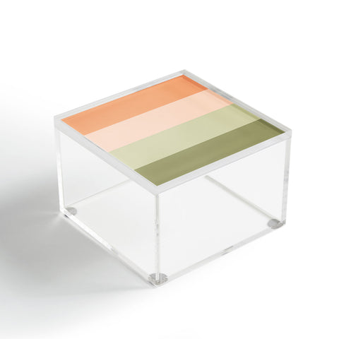Shannon Clark Spring Stripes Acrylic Box