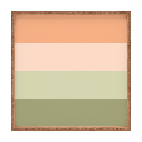 Shannon Clark Spring Stripes Square Tray