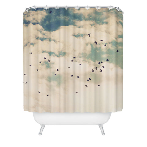 Shannon Clark Summer Flight Sight Shower Curtain