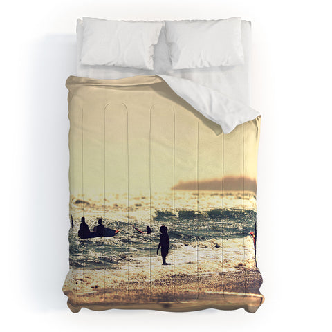 Shannon Clark Sunset Surfers Comforter