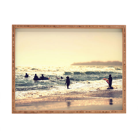 Shannon Clark Sunset Surfers Rectangular Tray