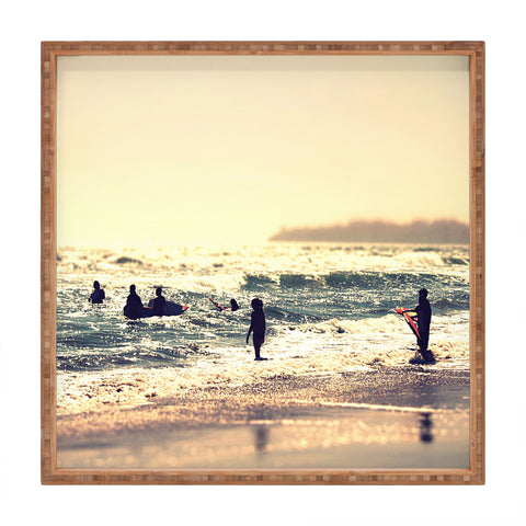 Shannon Clark Sunset Surfers Square Tray