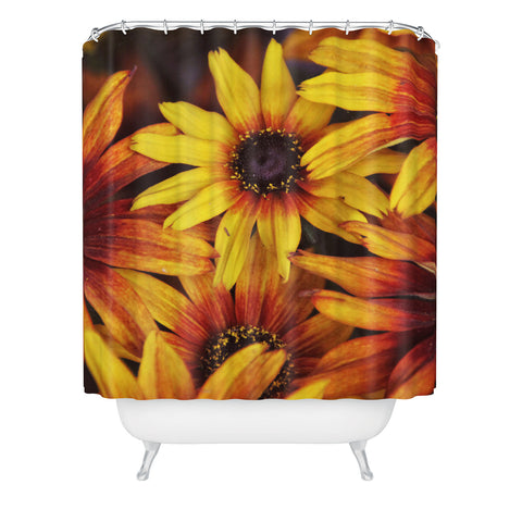 Shannon Clark Sunshine Petals Shower Curtain