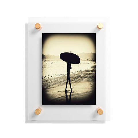 Shannon Clark Surfers Silhouette Floating Acrylic Print