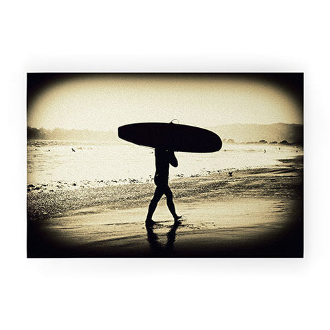 Shannon Clark Surfers Silhouette Welcome Mat