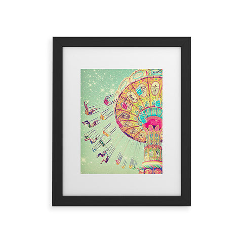 Shannon Clark Swinging Through Stars Framed Art Print