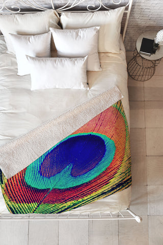 Shannon Clark The Eye Fleece Throw Blanket