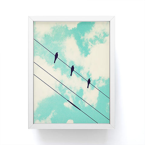 Shannon Clark Three Little Birds Framed Mini Art Print