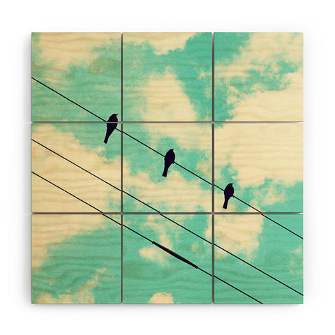 Shannon Clark Three Little Birds Wood Wall Mural