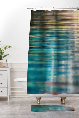 Shannon Clark Tranquil Shower Curtain And Mat