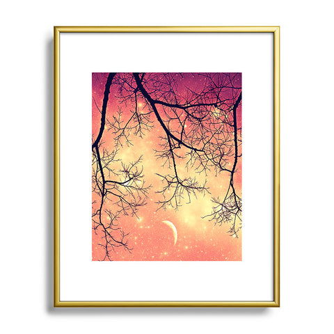 Shannon Clark Twinkley Pink Metal Framed Art Print