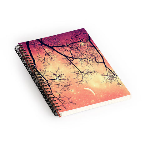 Shannon Clark Twinkley Pink Spiral Notebook