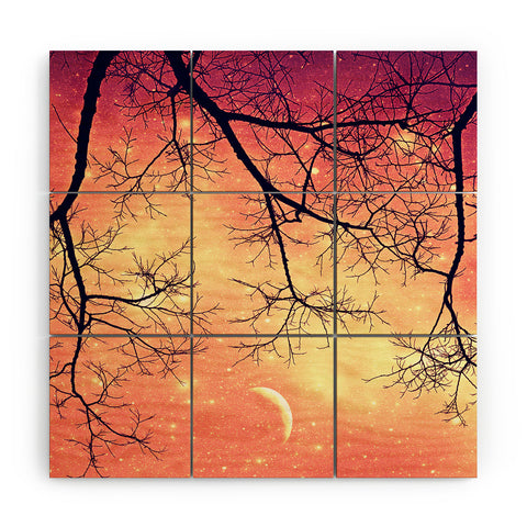 Shannon Clark Twinkley Pink Wood Wall Mural