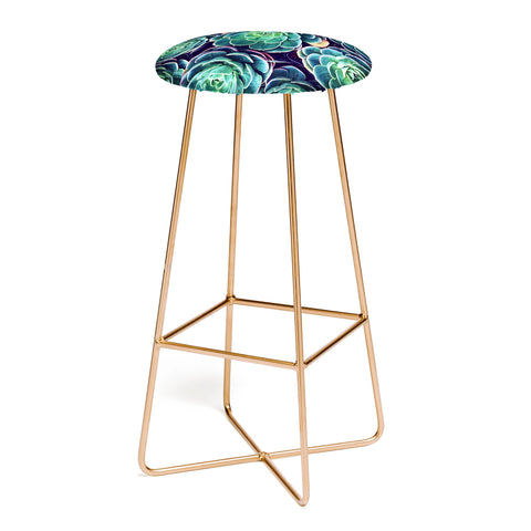 Shannon Clark Vibrant Succelents Bar Stool