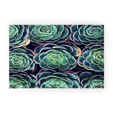 Shannon Clark Vibrant Succelents Welcome Mat