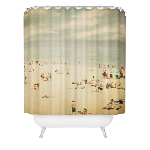 Shannon Clark Vintage Beach Shower Curtain