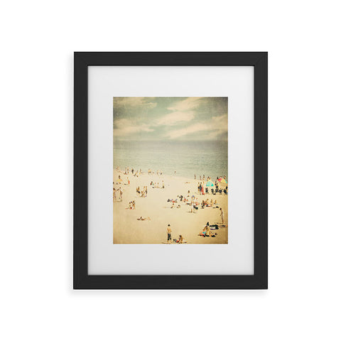 Shannon Clark Vintage Beach Framed Art Print