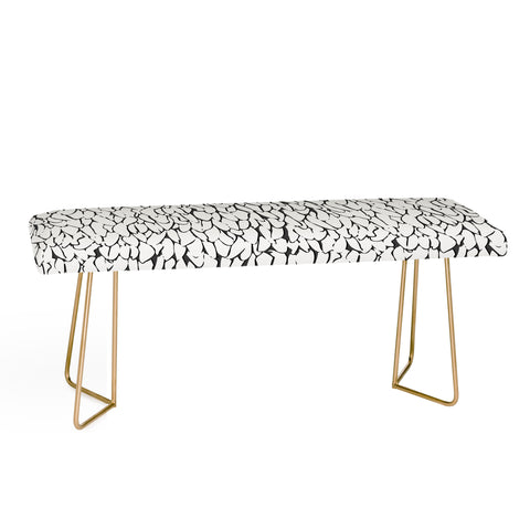 Sharon Turner abstract feathers Bench