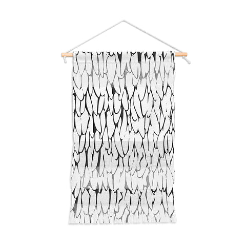 Sharon Turner abstract feathers Wall Hanging Portrait