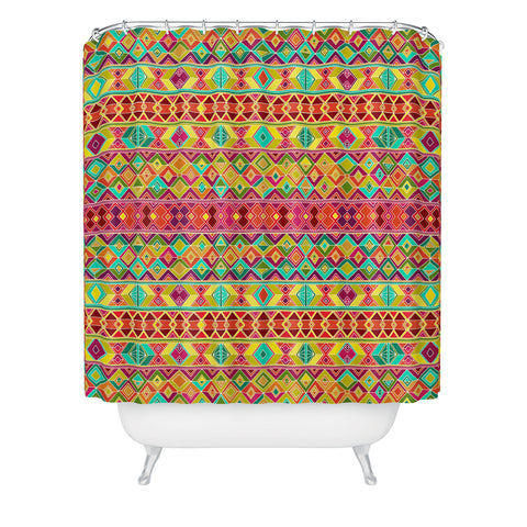 Sharon Turner Acid Weave Shower Curtain