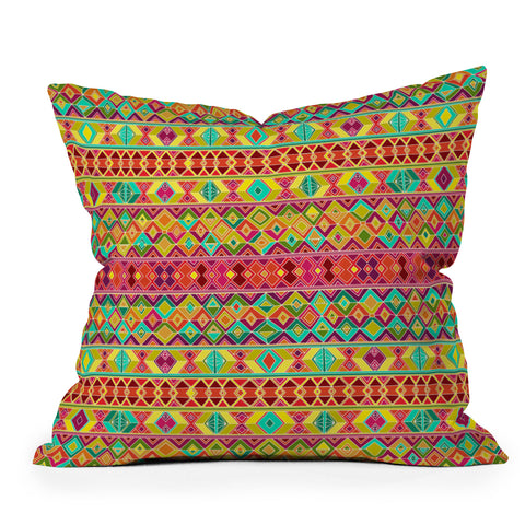 Sharon Turner Acid Weave Throw Pillow