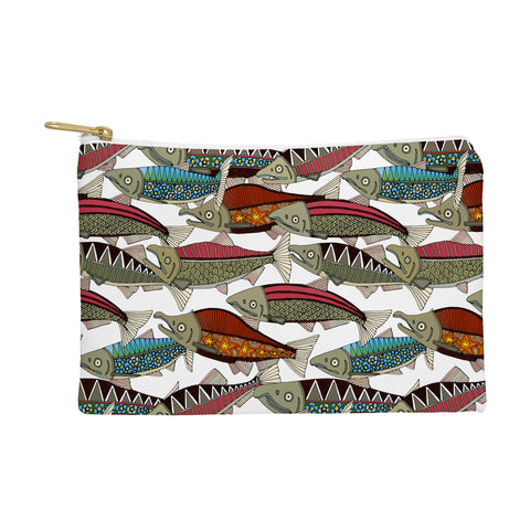 Sharon Turner Alaskan salmon white Pouch