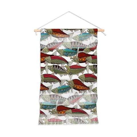 Sharon Turner Alaskan salmon white Wall Hanging Portrait