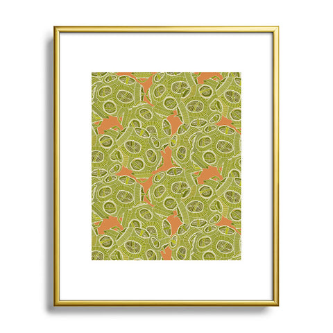 Sharon Turner algae Metal Framed Art Print
