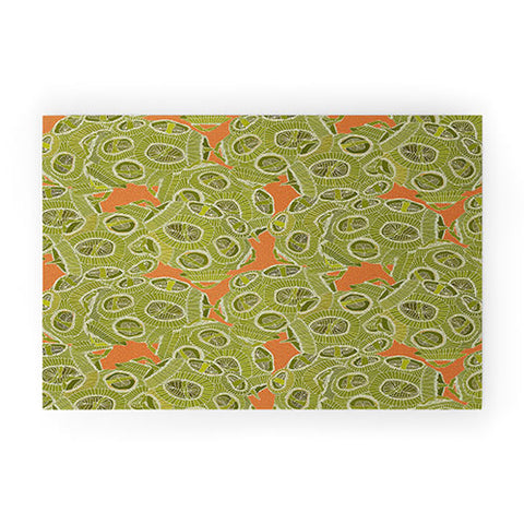 Sharon Turner algae Welcome Mat