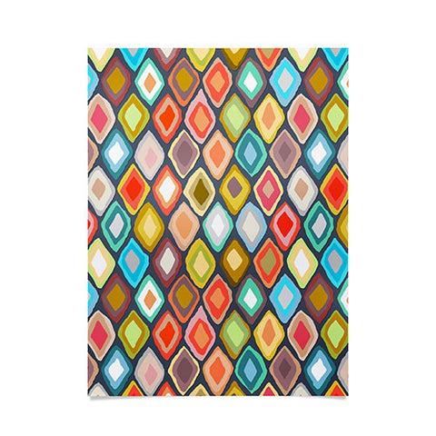 Sharon Turner Almas diamond ikat Poster