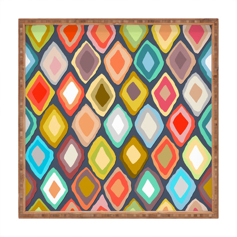 Sharon Turner Almas diamond ikat Square Tray