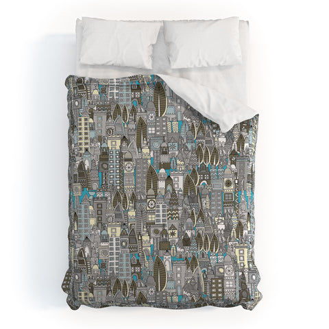 Sharon Turner Aluminum City Duvet Cover